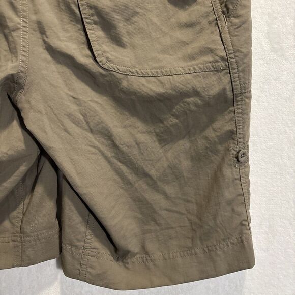 The North Face Roll-Up ARRF Shorts Women's 2 Long Green Nylon Hiking Outdoors - Picture 11 of 16